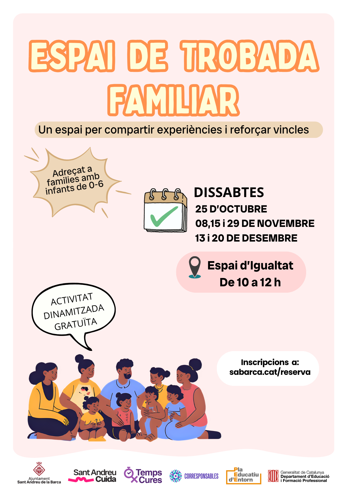 Espai de Trobada Familiar: Un espai per compartir experiències i reforçar vincles